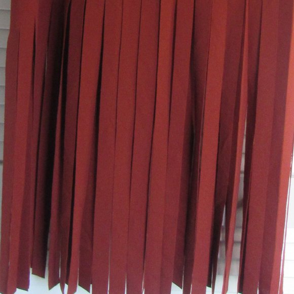 NWOT Ashley Stewart Orange Fringe Top - Picture 3 of 5